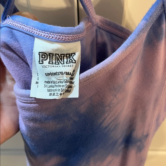 🛍️24 HR SALE🛍️PINK Victoria's Secret purple tie dye  racerback dress - NWOT - Picture 4 of 7